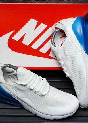 Мужские кроссовки nike air max 270 white blue 40-42-43-446 фото