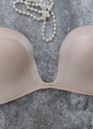 80g wonderbra ultimate plunge nude бюстгальтер push-up для глубокого декольте5 фото