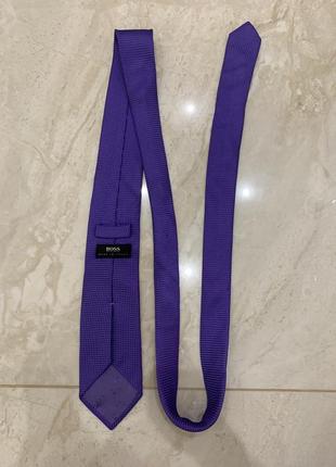 Краватка галстук шовковий hugo boss ретро вінтаж1 фото