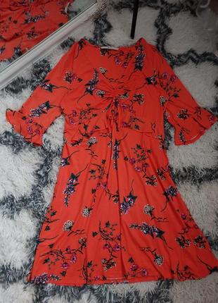 Плаття сукня платя морковное платье5 фото
