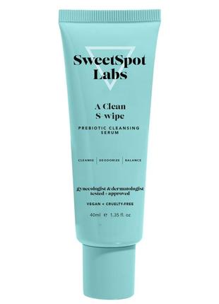 Интимный очиститель жидкие салфетки sweetspot labs a clean s-wipe