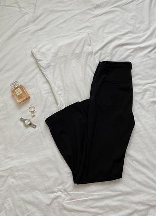 Черные брюки клеш / брюки6 фото