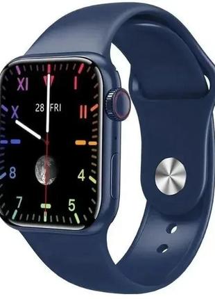 Смарт часы smart watch gs8 mini 41mm украинское меню blue2 фото