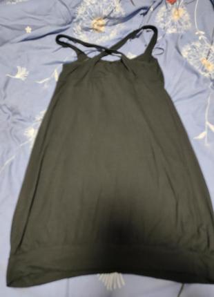 Платье мини стрейч черного цвета4 фото