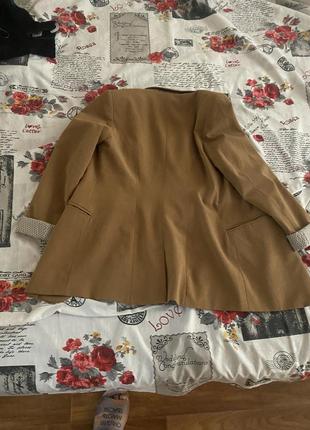 Пиджак коричневые летний2 фото