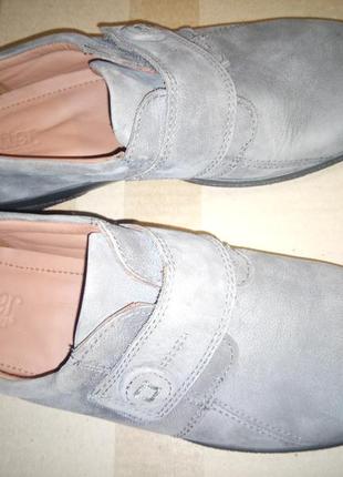 Срочно! hotter! - новые кожаные туфли 40 размера с ортопедической стелькой 26 см !4 фото