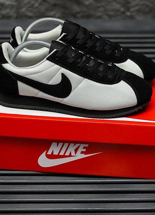 Мужские кроссовки nike platinum cortez grey black 43-44-45-46