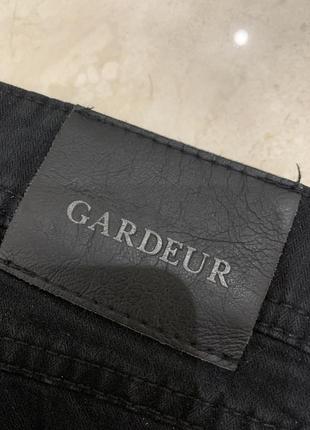 Брюки джинсы gardeur черные мужские дизайнерские8 фото
