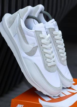 Мужские кроссовки nike ld waffle sacai white 45-46