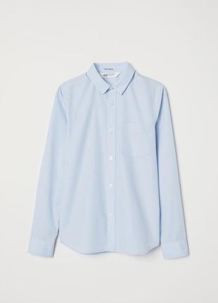 Блакитна сорочка хлопчикові 10/11 років від h&m