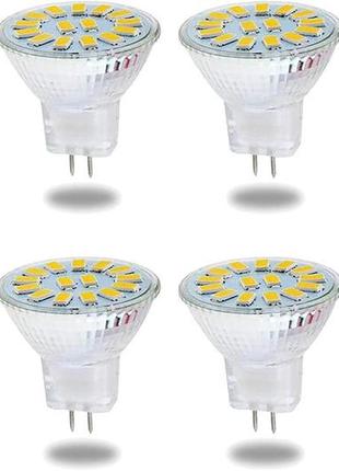 Комплект светодиодных лампочек 8 шт mr11 gu4 12 в 3,5 вт