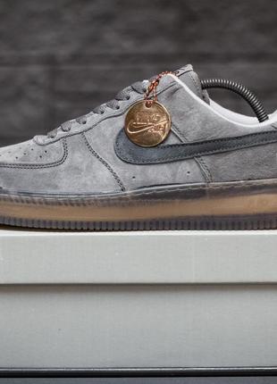 Чоловічі кросівки nike air force 1 low luxury suede grey 41-43-442 фото