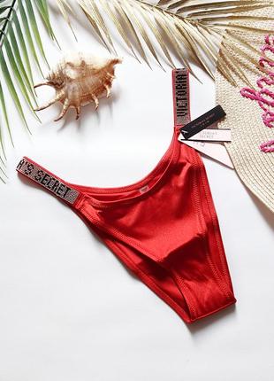 Плавки со стразами бразилианы victoria’s secret