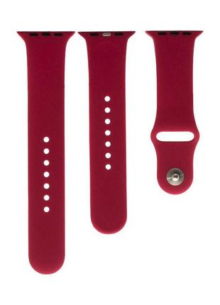 Ремешок для apple watch band silicone two-piece 38/40/41 mm цвет 14, red3 фото