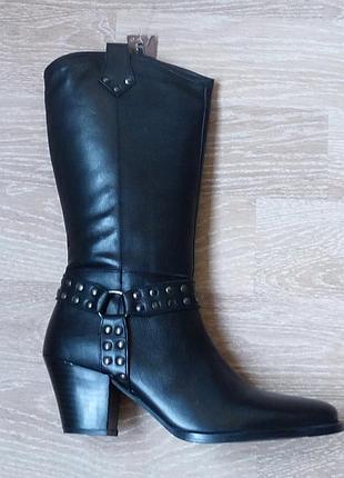 Жіночі демісезонні чоботи cheos на 41 розмір чорні