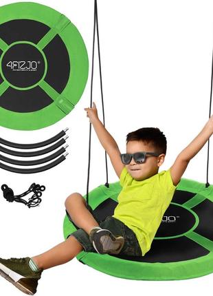 Качеля-гнездо круглая 4fizjo l 100 см black/green (p-5907739314512)