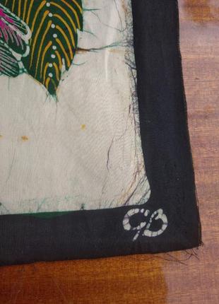 Картина на ткани, батик. 45х110см.4 фото