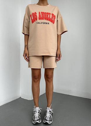 Костюм женский трикотажный с шортами разм.42-50