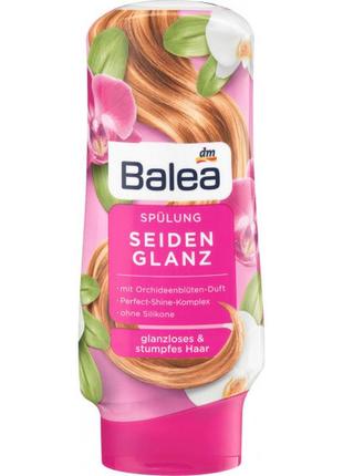 Бальзам-ополаскиватель для тусклых волос с ароматом орхидеи балеа balea seidenglanz...
