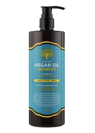 Шампунь для волосся char char argan oil shampoo з аргановою олією, 500 мл