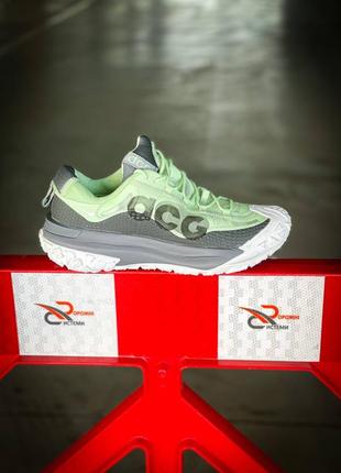 Мужские текстильные кроссовки nike acg mountain fly 2 low"green" 🔥2 фото