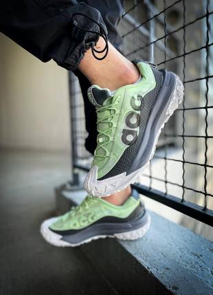 Мужские текстильные кроссовки nike acg mountain fly 2 low"green" 🔥4 фото