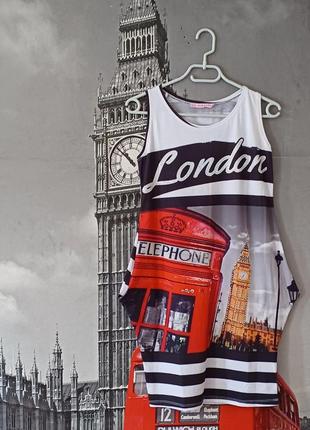 Платье туника london стразы1 фото
