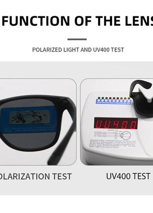 Спортивні поляризаційні захисні окуляри polarized glasses dw10. велоочки/окуляри для риболовлі2 фото