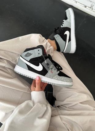 Кросівки nike air jordan retro 1 « elephant print » premium