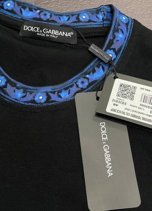 Мужская брендовая футболка dolce&amp;gabbana / футболки от дольче габбана6 фото