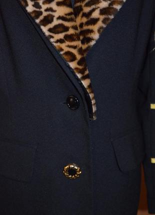 Винтажный, эксюзивный, черный пиджак, блейзер gian versa от versace5 фото