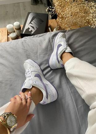 Кроссовки женские nike dunk low purple pulse7 фото