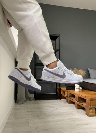 Кроссовки женские nike dunk low purple pulse9 фото