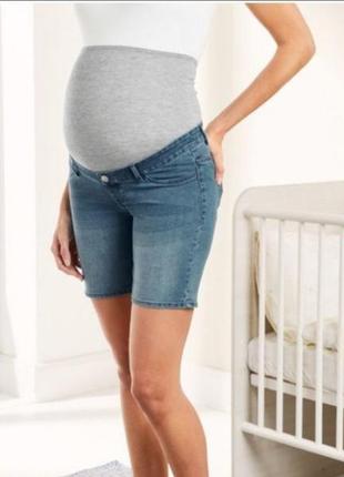 Джинсовые шорты для беременных, euro 38, 40 esmara