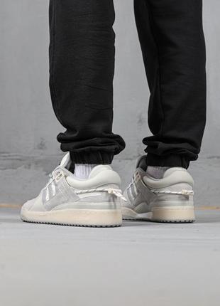 Кросівки жіночі/ чоловічі bad bunny x adidas forum buckle low 'white'7 фото