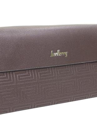 ☛чоловіче портмоне baellerry nd1921 brown стильний гаманець для грошей і документів модний аксесуар для чоловіків "lv"2 фото