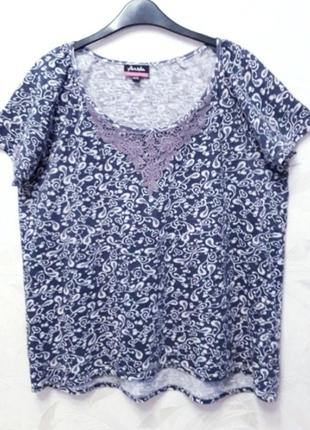 Тончайшая блуза, 50-52, нежный стрейчевый трикотаж из хлопка, arista