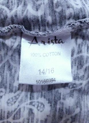 Тончайшая блуза, 50-52, нежный стрейчевый трикотаж из хлопка, arista5 фото