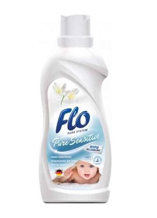 Кондиціонер д/білизни pure sensitive 1л тм flo  "gr"1 фото