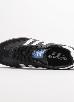 Кроссовки мужские adidas samba og 'black'4 фото