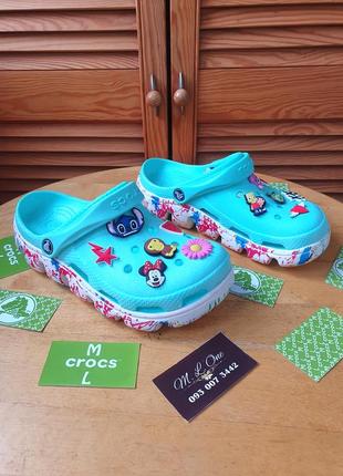 Crocs duet sport clog бірюзові  neo mint - оновлена ​​версія9 фото