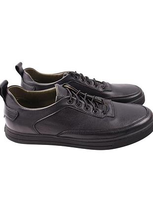 Кеды мужские vadrus черные натуральная кожа, 39