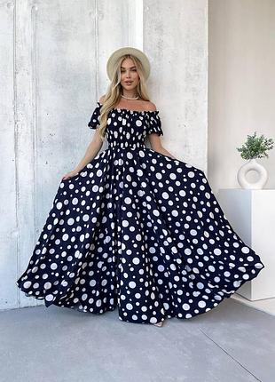 Шикарное длинное платье, 42-48 , много цветов