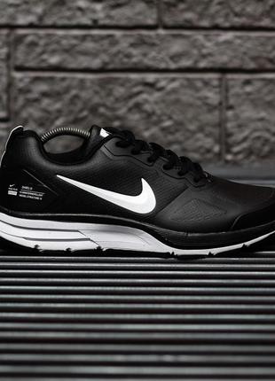 Мужские кроссовки nike air shield black white 45-467 фото