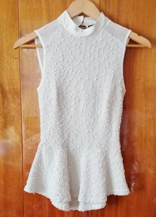 Блуза/топ з баскою