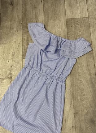 Нова легка сукня в полоску , розмір 46-483 фото