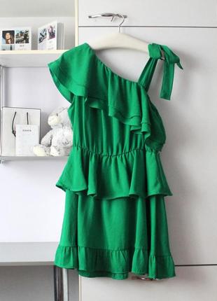 Зеленое платье от zara