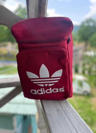 Красный рюкзак adidas ac backpack classic1 фото