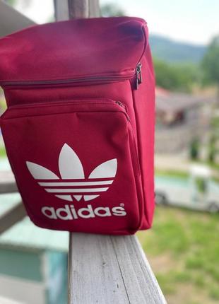 Красный рюкзак adidas ac backpack classic3 фото