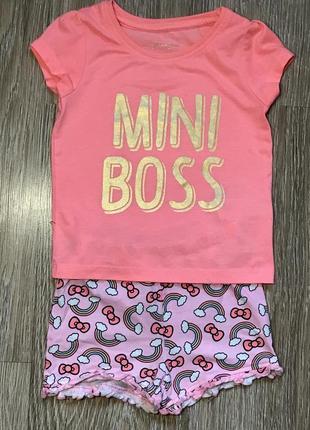 Набор футболочка и шорты minni boss